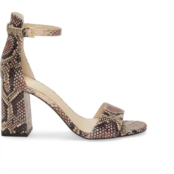 Python Print Heels Vince Camuto | Shoes | Vince Camuto Python Snake Print Heels Square Toe ...